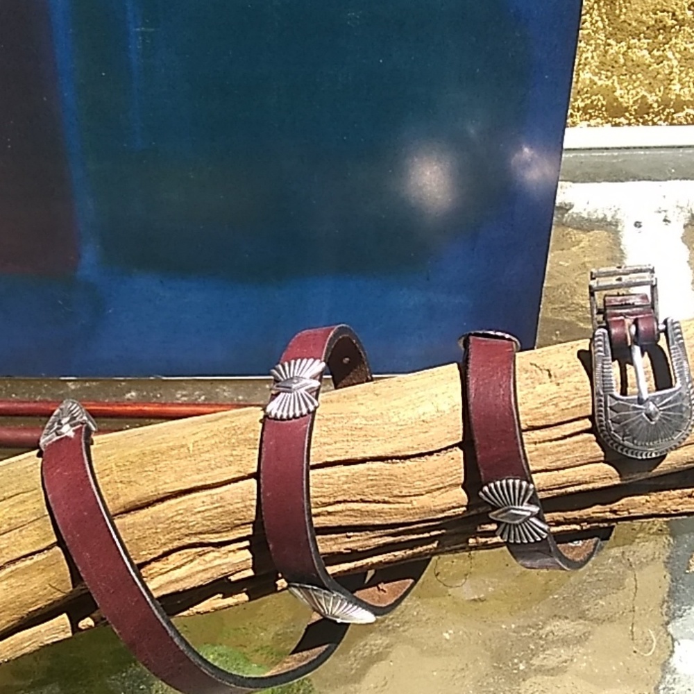 Genuine leather Indian belt extra small one amazin